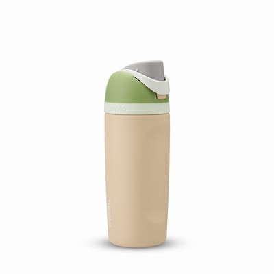 Owala 16oz FreeSip® Water Bottles Kids Beige | 4705-VDWRP